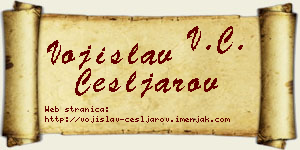 Vojislav Češljarov vizit kartica